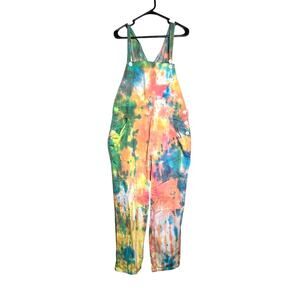 Medgear Women's Tie Dye Overalls Size Large